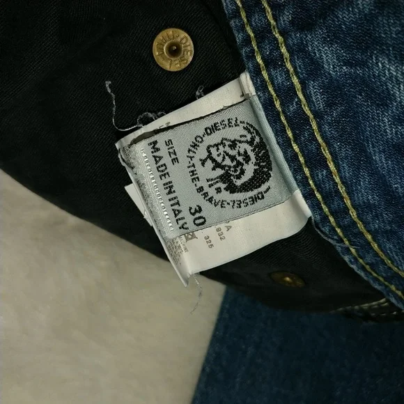 Diesel Men's Straight Jeans in Blue - Picture 5 of 6